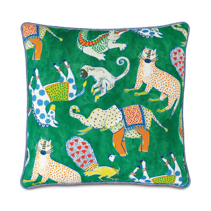 Eastern Accents Hullabaloo Checkered Cord Square Cotton Pillow Cover & Insert Wayfair